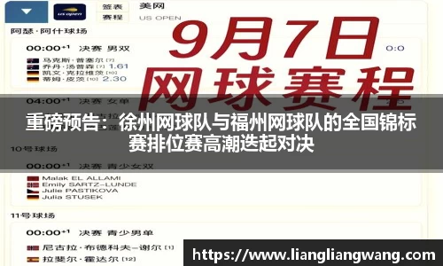 重磅预告：徐州网球队与福州网球队的全国锦标赛排位赛高潮迭起对决